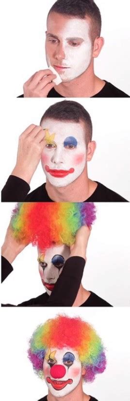 clowns memes|clown face paint meme.